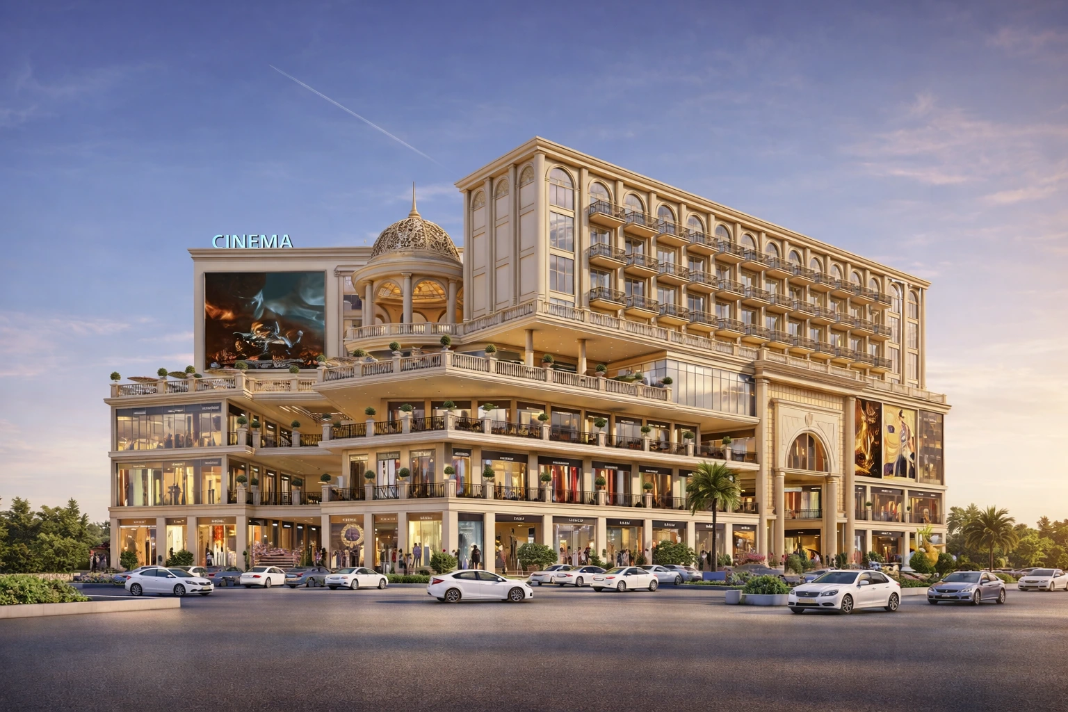 BeTogether Courtyard Vrindavan commercial mall exterior